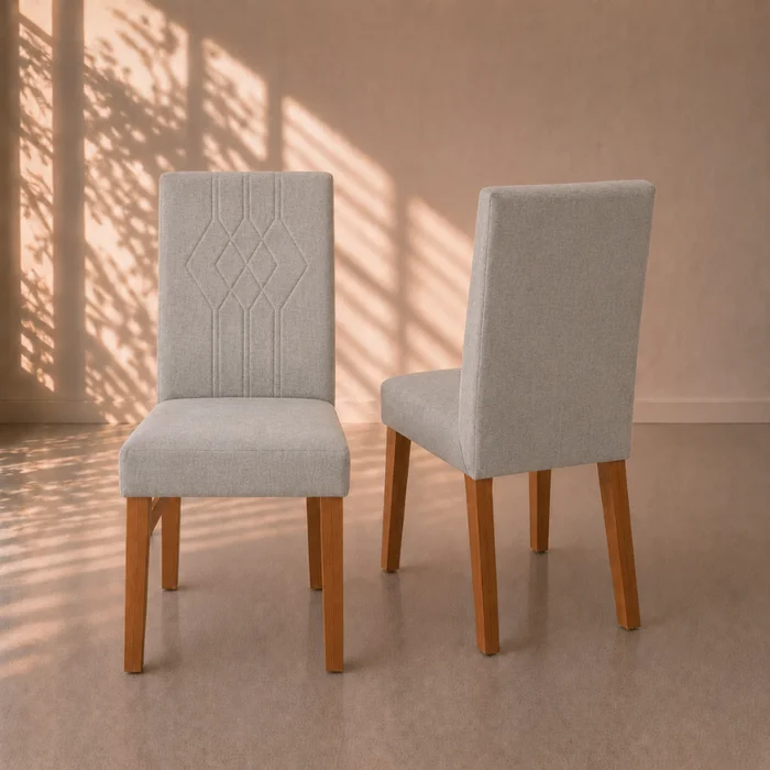 Combo de comedor Aira + 6 Sillas Sven en Beige - Mesas de comedor, Uruguay | Casa Brava, vista 3