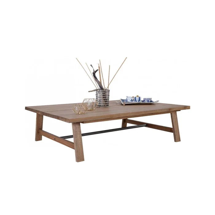 Mesa Ratona Central Madera Marron Batik Brown en Marrón - Mesas de living, Uruguay | Divino, vista 2