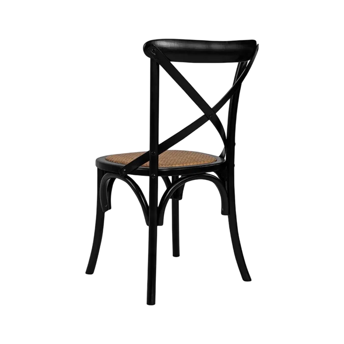 Silla de Comedor - Madera Negro Cruceta en Negro - Sillas, Uruguay | Berna home, vista 2