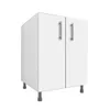 Bajo Mesada Mueble Cocina 2 Puertas Blanco Czb61 en Blanco - Sillones y sofás, Uruguay | Soy Hogar, vista 1 de 4