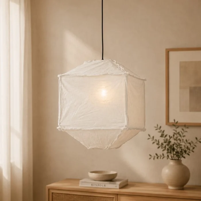 Lámpara De Techo Titan Natural en Negro - Lámparas de mesa, Uruguay | Aihaus