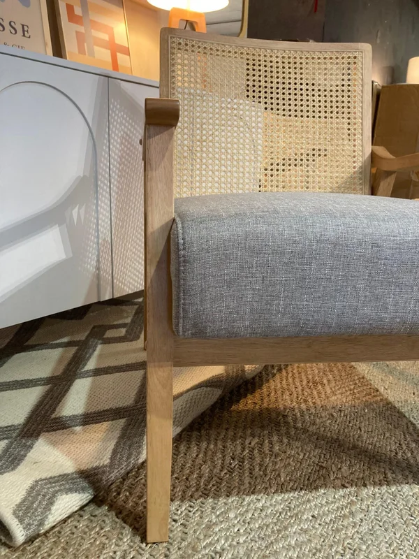 Butaca Poltrona Victoria – Madera de Gomero - Beige en Madera natural - Butacas, banquetas y puffs, Uruguay | Berna Home, vista 6