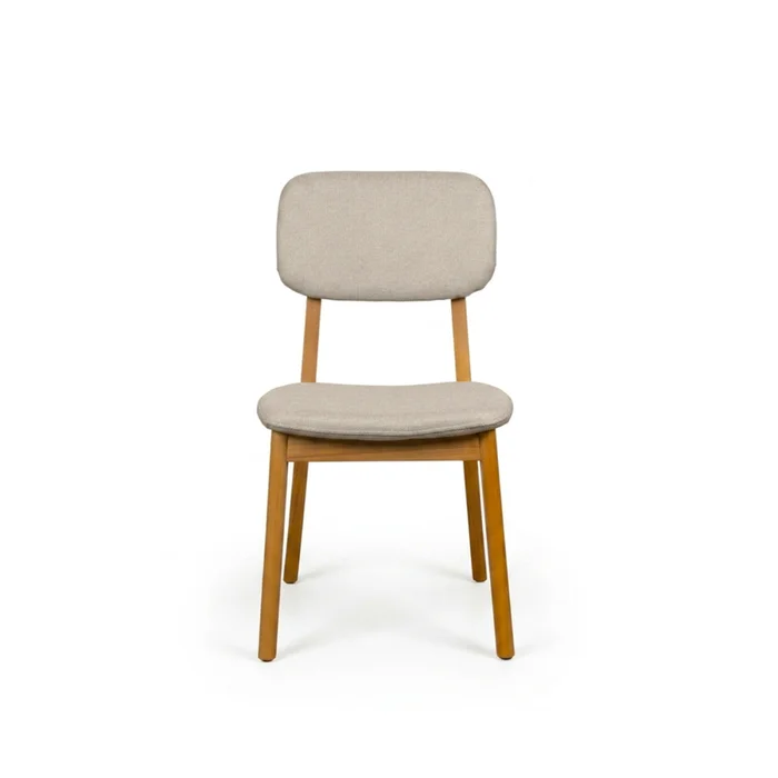 Silla Classic - Tela Rústica - Lino Mezcla en Beige - Butacas, banquetas y puffs, Uruguay | NYR, vista 2