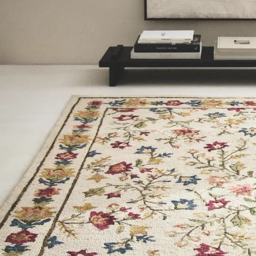 ALFOMBRA LANA ESTAMPADO FLORAL - Alfombras, Uruguay | Zara Home