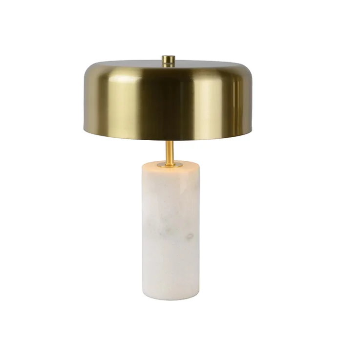 Lámpara de Mesa Derby Blanco en Blanco - Lámparas de mesa, Uruguay | Serlux