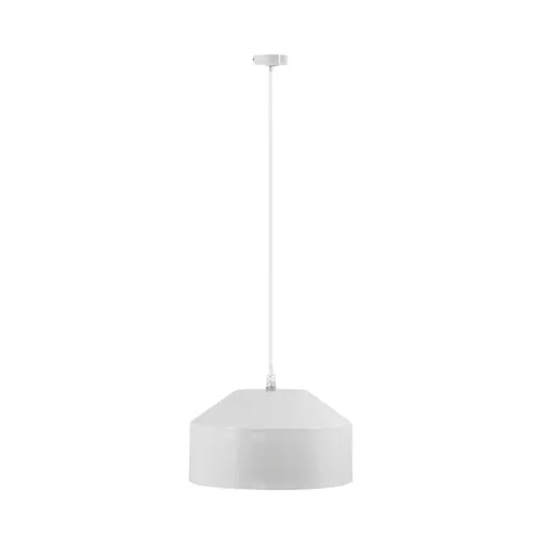 LAMPARA DE TECHO PANTALLA METAL 23X23X15CM en Blanco - Lámparas colgantes, Uruguay | Koz