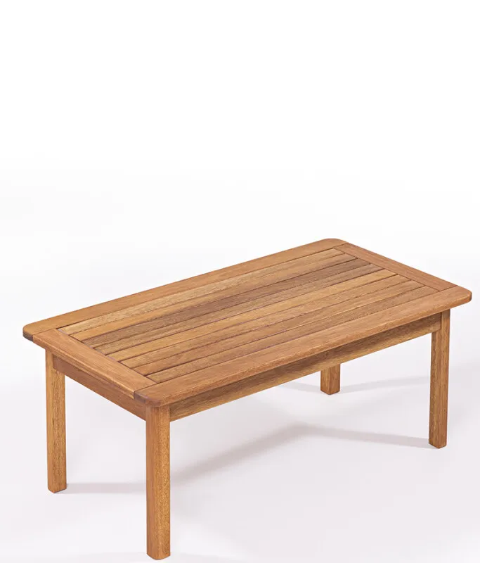 MESA DE CENTRO RECANTO 100x53,5x43CM JATOBA en Madera natural - Muebles para el exterior, Uruguay | Vinibel