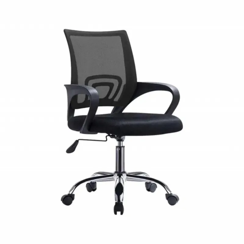 Silla de Escritorio - Malla - Negro en Negro - Sillas de escritorio, Uruguay | Rústico Hogar