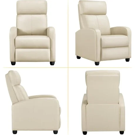 Sillon reclinable 1 cuerpo - Beige en Beige - Sillones y sofás, Uruguay | La Cueva Muebles, vista 15