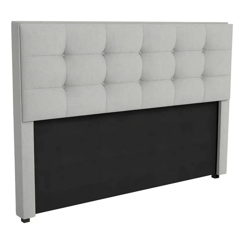Respaldo king diseño capitoneado - Beige en Beige - Respaldos de cama, Uruguay | Nario Hogar