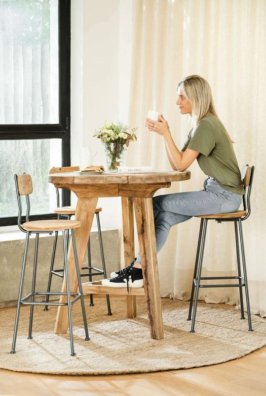 SILLA DE BAR JAZZ en Madera natural - Sillas, Uruguay | La Iberica, vista 9