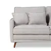 Sofá Realeza - Tela Microfibra - 2 cuerpos - 12073 (Greige) en Beige - Sillones y sofás, Uruguay | NYR, vista 3 de 6