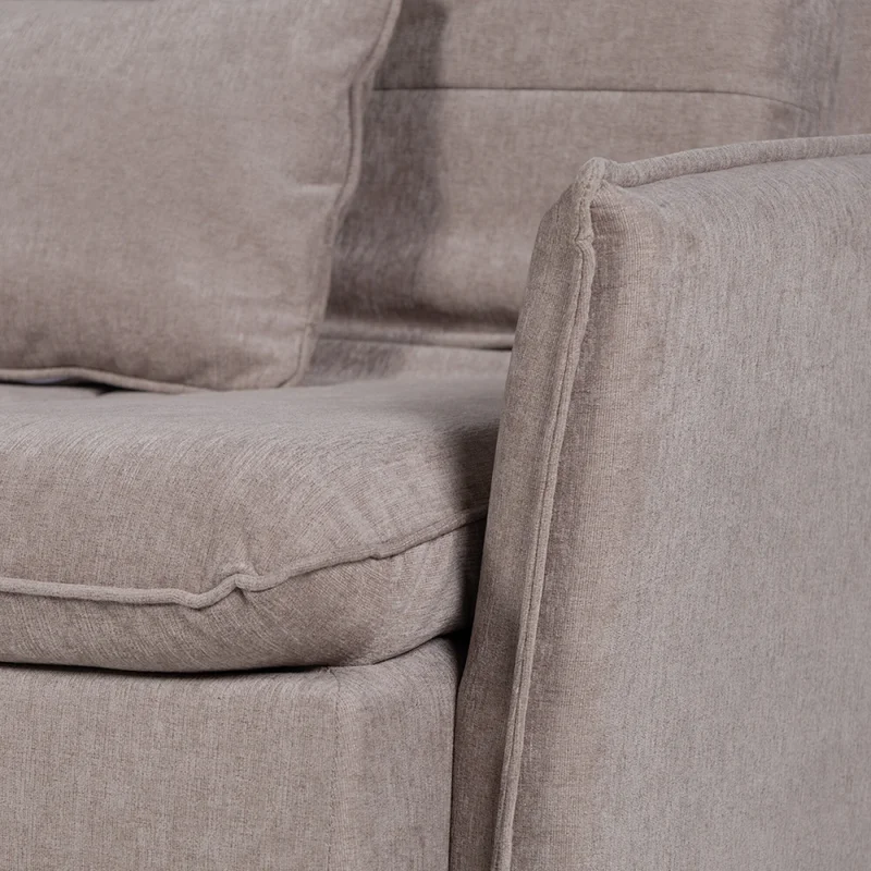 Sofá Cama Maira - C/Brazos - Tela Microfibra - 10287 (Tostado) en Marrón - Sillones y sofás, Uruguay | Nyr, vista 7