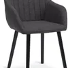 Silla de comedor ADSLEV tela gris antracita en Gris - Sillas, Uruguay | JYSK, vista 1 de 5