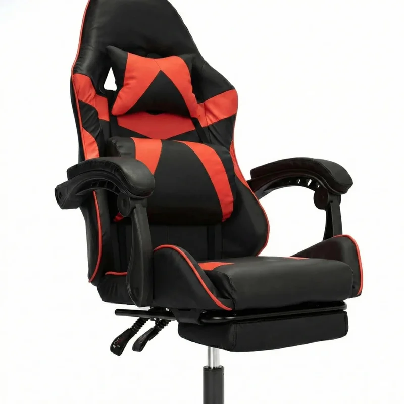 Silla Gamer Gaming Ergonomica Reclinable - Rojo en Rojo - Sillas de escritorio, Uruguay | Ecowood, vista 3
