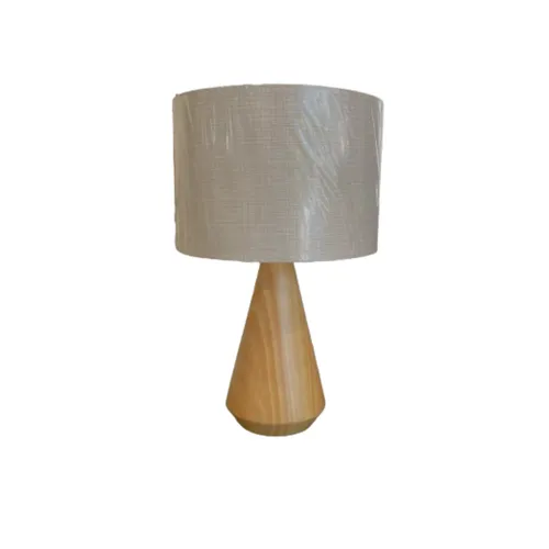 Lámpara de Mesa Garabe Cónica – Pantalla Lino Beige - Lámparas de mesa, Uruguay | Berna home