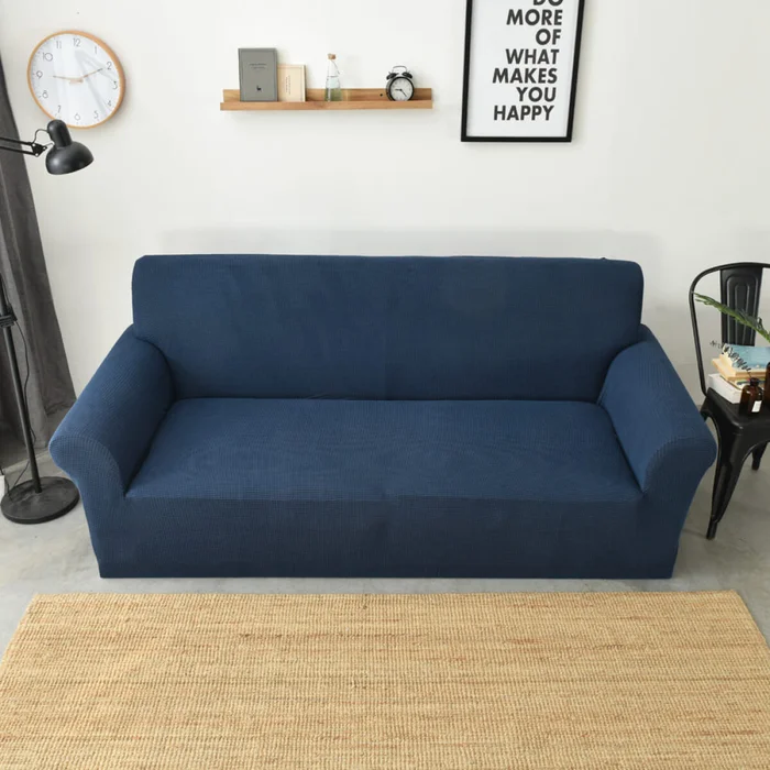 Funda sillón 3 cuerpos lisa - azul en Azul - Textiles, Uruguay | Buho Store, vista 3
