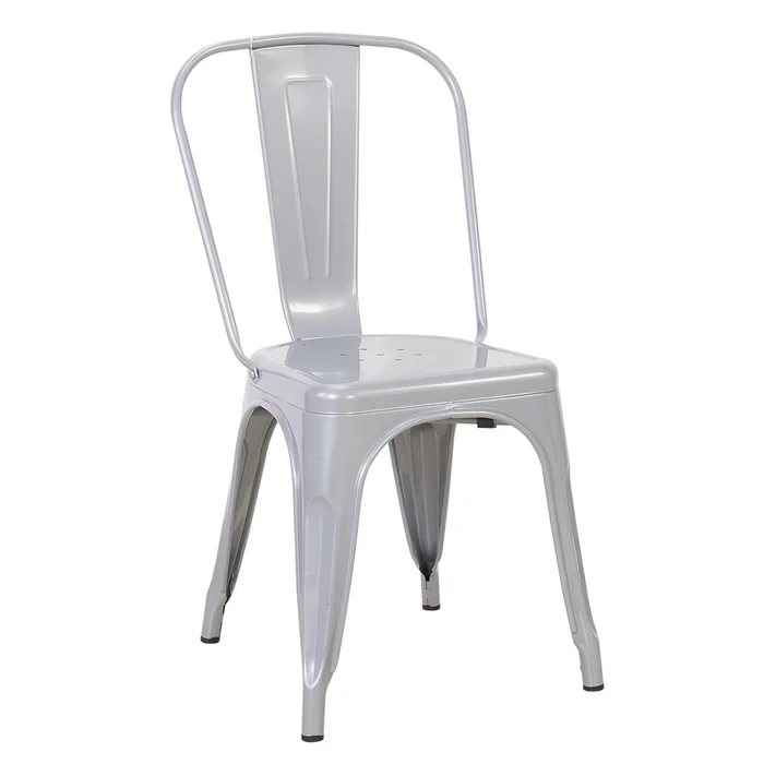 Silla De Comedor Cy-20002 Metal Gris Estilo Tolix en Gris - Sillas, Uruguay | Divino
