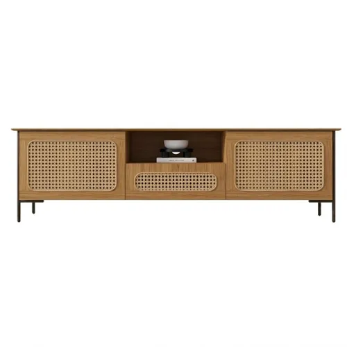 Rack Terra – 207 cm - Olmo - Muebles para TV, Uruguay | Berna home