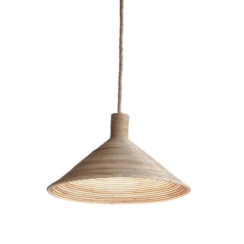 Lampara De Techo Kubu Natural-beige Bomo en Beige - Lámparas colgantes, Uruguay | Divino