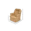 Butaca Bergere Capitoné fija - Cuero Natural - A fabricar en Beige - Butacas, banquetas y puffs, Uruguay | NYR, vista 5 de 5