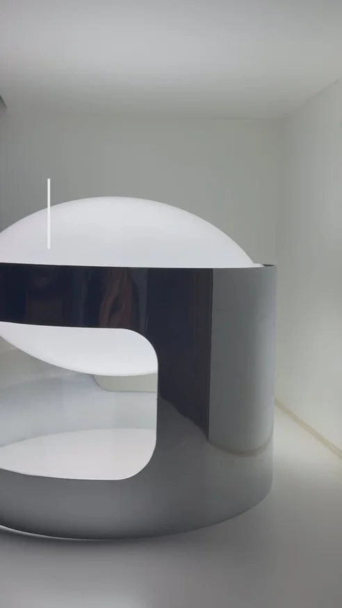 Lámpara Halo Chrome en Plateado - Iluminación, Uruguay | CB Studio, vista 2