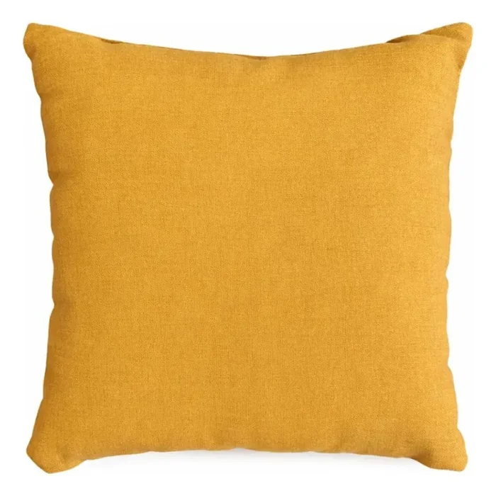 Almohadón tela color mostaza - 40 x 40cms en Amarillo - Textiles, Uruguay | Champagne Home, vista 2