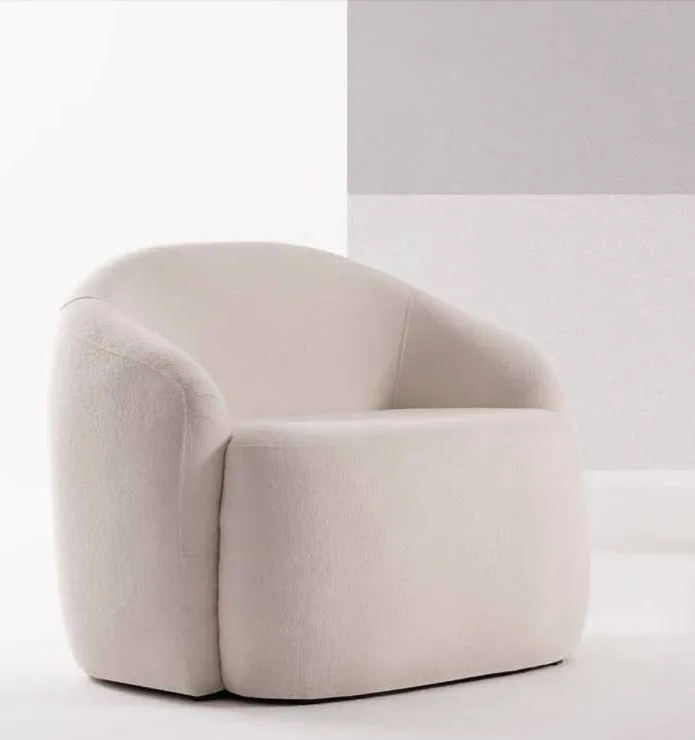 Poltrona Sila en Blanco - Butacas, banquetas y puffs, Uruguay | Casa Brava