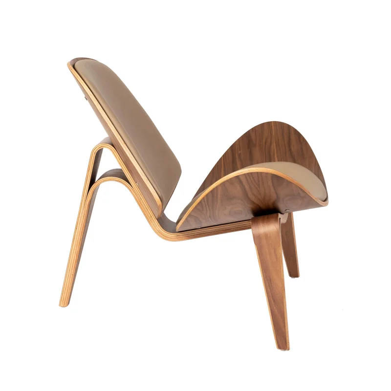 Butaca Marrón Madera Shell en Beige - Sillones y sofás, Uruguay | Divino, vista 5
