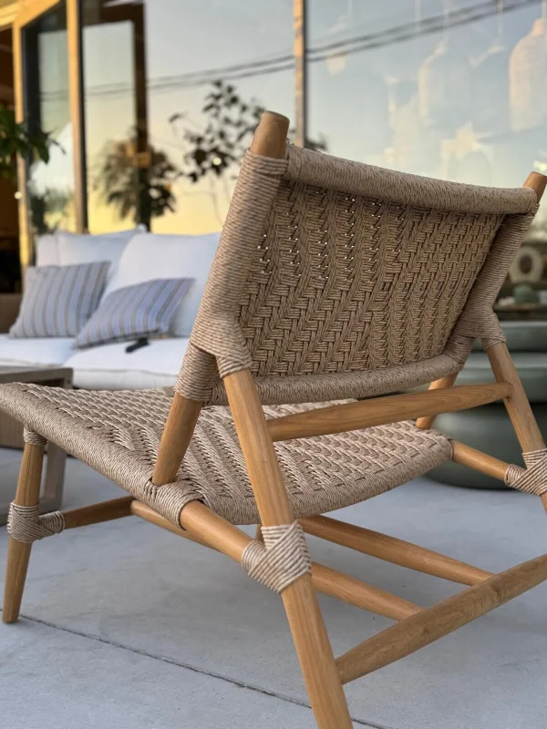 BUTACA MARTINI LOUNGE TEKA NAT en Madera natural - Muebles para el exterior, Uruguay | Más Infinito Casa, vista 4