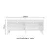 Rack tv 150cm - Udine - Muebles para TV, Uruguay | Balton, vista 5 de 13