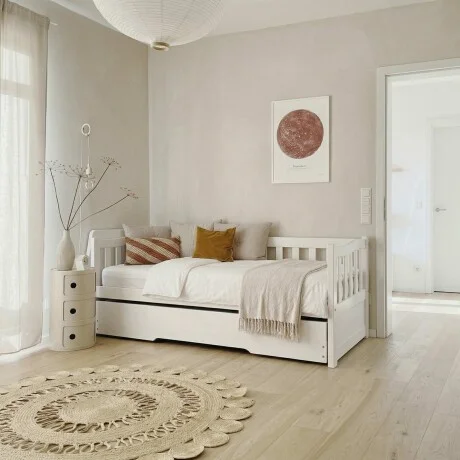 Cama marinera reforzada Linea Parma - Blanca en Blanco - Dormitorio, Uruguay | La Cueva Muebles, vista 5