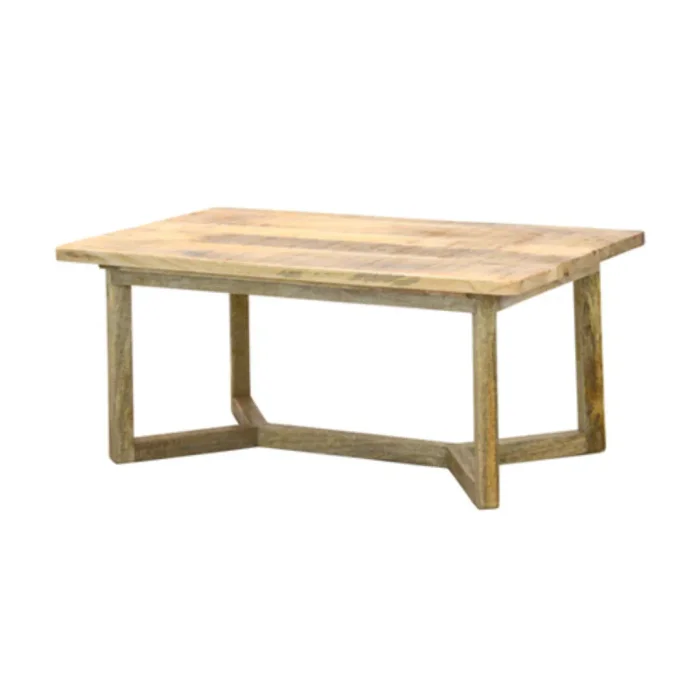 M128 Mesa ratona 105x60x45 en Madera natural - Mesas de living, Uruguay | Victoriana