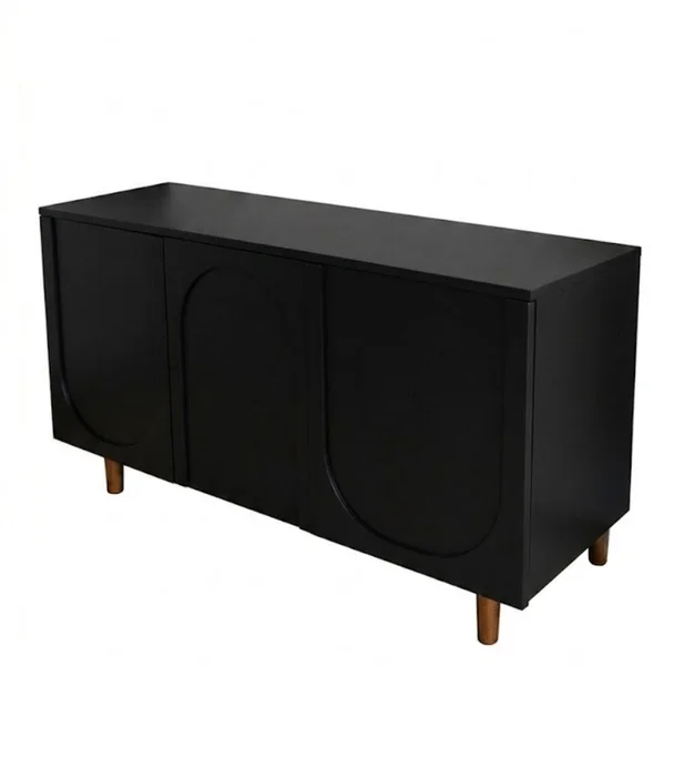 Aparador Buffet Arco 120 cm – Negro en Madera natural - Aparadores y recibidores, Uruguay | Berna home