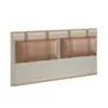 Almohadones X2 Para Respaldo Cama - Brown Leather - Moderna en Marrón - Respaldos de cama, Uruguay | Rústico Hogar, vista 3 de 4