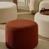 Reposapiés desenfundable Kaeli de borreguito terracota Ø 60 cm en Rojo - Butacas, banquetas y puffs, Uruguay | Kavehome, vista 2 de 7