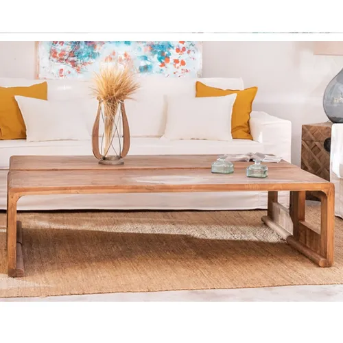 Mesa de centro Alexa en Madera natural - Mesas de living, Uruguay | Satec