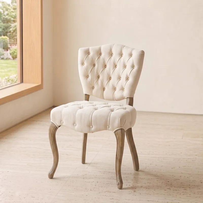 Silla de Roble - Victoria en Beige - Sillas, Uruguay | Rústico Hogar