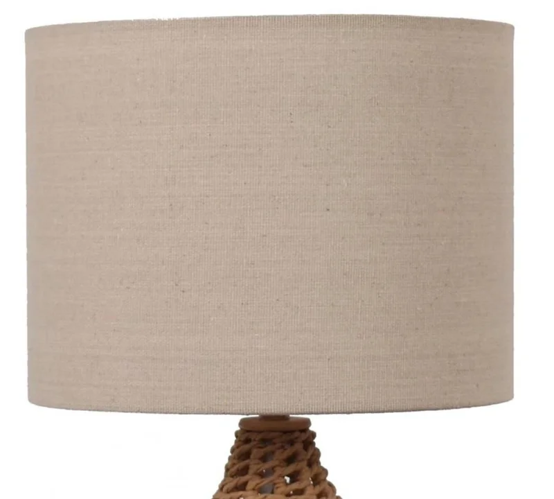 Lampara de mesa - Rattan Gota en Beige - Lámparas de mesa, Uruguay | Rústico Hogar, vista 3