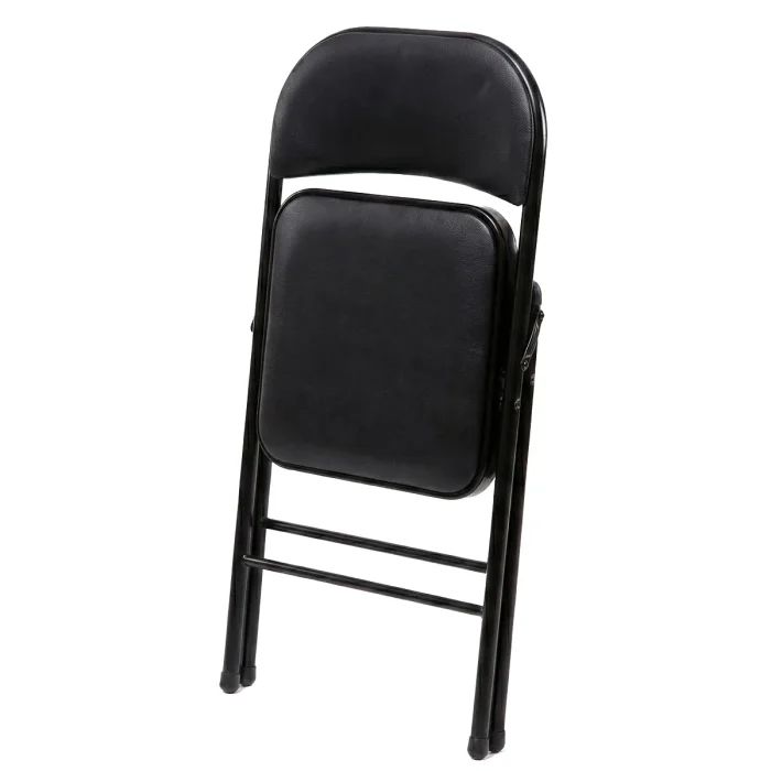 Silla Plegable Simil Cuero - Dark en Negro - Muebles para el exterior, Uruguay | Delta Center, vista 2