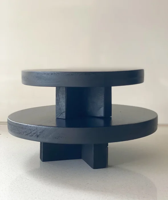 Soporte o base circular negra — 25 cm en Negro - Decoración, Uruguay | Dreams On Time