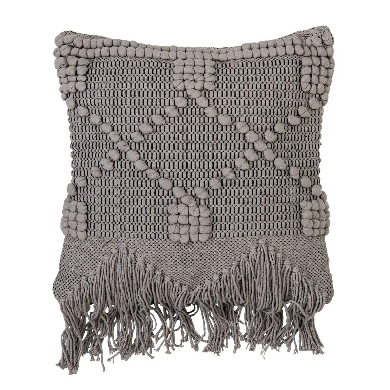 Cushion, Grey, Cotton - Textiles, Uruguay | Tutto Deco