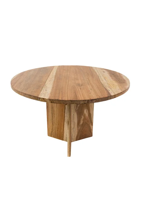 MESA COMEDOR CREST 160DIAMX75CM H en Madera natural - Mesas de comedor, Uruguay | Vinibel