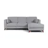 Rinconera Capri - Tela Microfibra - Chaise derecho - Kruger 06-155 (Ceniza) en Gris - Sillones y sofás, Uruguay | NYR, vista 2 de 4
