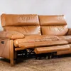 Sillón Reclinable Cuero Veneto Camel - Sillones y sofás, Uruguay | Aihaus, vista 3 de 5