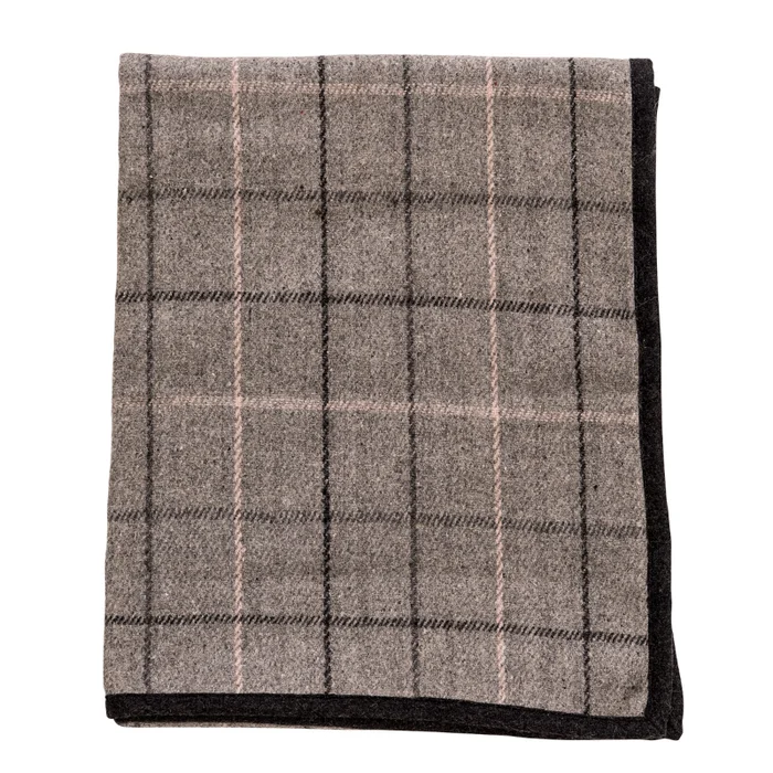 Throw, Grey, Wool - Textiles, Uruguay | Tutto Deco