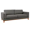 Sillón 3 Cuerpos Tela-premium Gris Luxor Premium Easy Clean Gris Osc en Gris - Sillones y sofás, Uruguay | Divino, vista 3 de 7