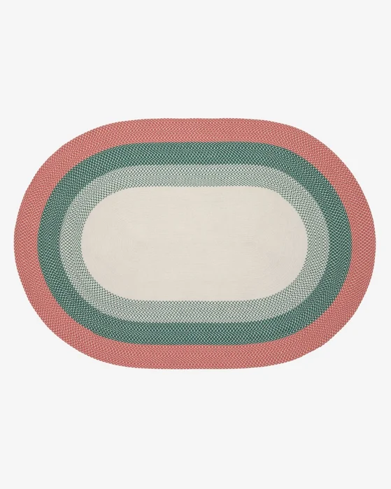 Alfombra exterior Dalila de PET verde 160 x 230 cm en Multicolor - Alfombras, Uruguay | Kavehome