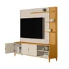 Modular para Tv Napoli Tauari/Blanco - Línea Haus en Blanco - Muebles para TV, Uruguay | Ecowood, vista 3 de 5