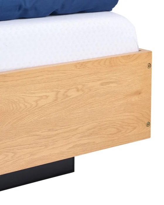 Estructura cama c/almac ELLINGE 2 Plazas 140x190 color robl en Gris - Dormitorio, Uruguay | JYSK, vista 5